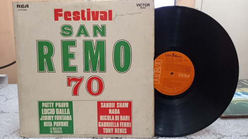 Festival San Remo 70 Lp Vinilo Ex 