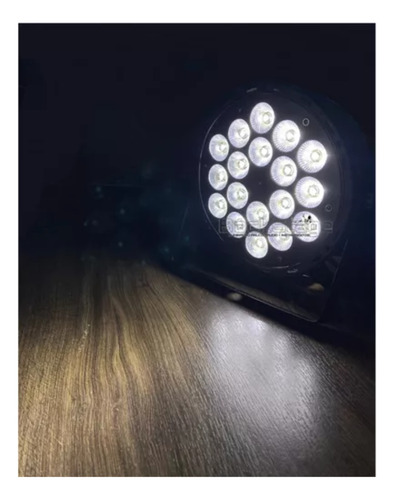 20 Canhao Refletor Par Led 18 Leds Rgbw 12w Quad Dmx 4in1