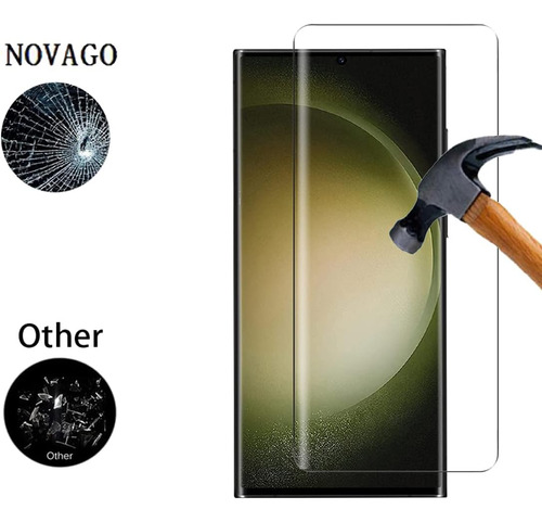 Funda Uso Rudo Carcasa Para Samsung Galaxy S23 Ultra +mica Negro Samsung Galaxy S23 Ultra