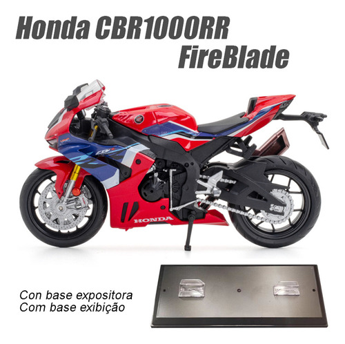 Miniatura Metálica De La Serie Honda Cbr 1000rr-r Racing Mot