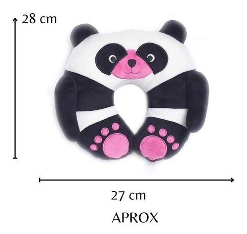 Almohada De Viaje Niños Peluche Panda Travel Blue Tb284 Full