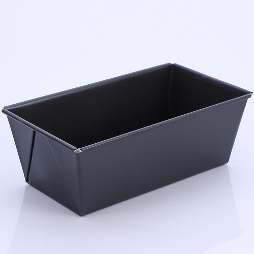 Molde Para Pan De Caja Acero Antiadherente Horno 30 Cm 2 Color Negro