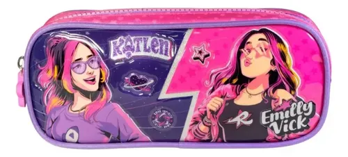 Estojo Escolar Emilly Vick Original Xeryus | MercadoLivre