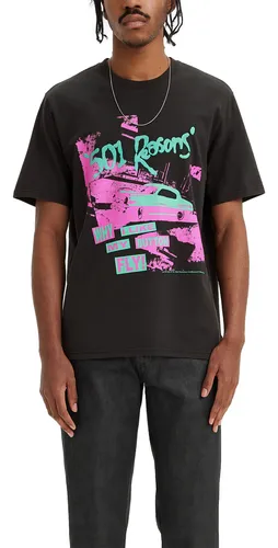 Polera Hombre Cuello Redondo Negra Levis 16143 1068 Cuotas sin