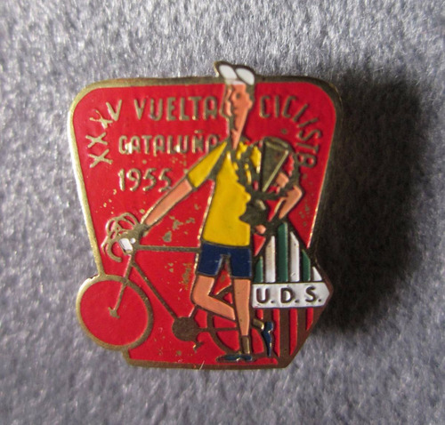 Antiguo Pins Vuelta Ciclista Cataluña 1955