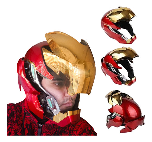 Capacete Comando Voz Iron Man Mk50 Homem De Ferro Sem Juros