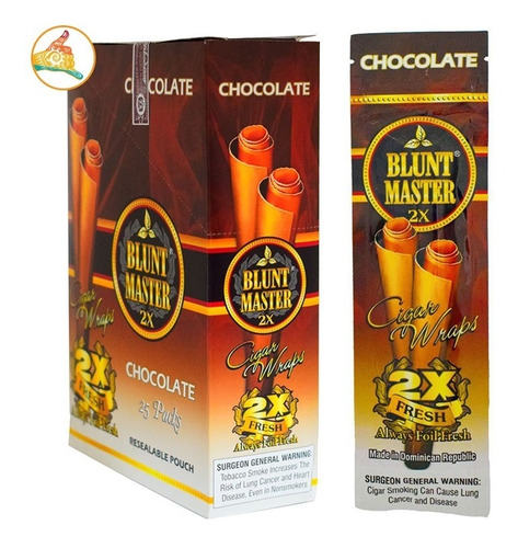 Papelillo Blunt Master Chocolate Caja Surtida De 25