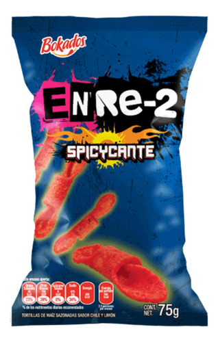 Enre-2 Spicycante Bokados 68 G Kosher Tipo Takis