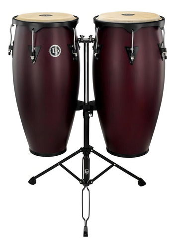 Congas Lp Lp647ny-dw City Series 11 Y 12 Vino Con Atril Msi