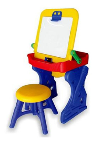 Escritorio Infantil Boy Toys Tablero Acrilico Comedor Azul