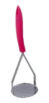 Comprar Pisa Papas Carol Acero Inoxidable Mango Fucsia De Plástico 