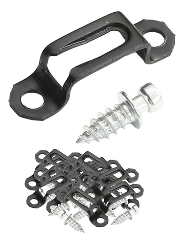 Conector Invisible De 100 Uds., Sujetadores De Medio Negro