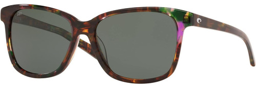 Costa Del Mar Womens May Polarized Round Anteojos De Sol, Sh