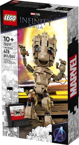 Lego Eu Sou O Groot 76217 - Marvel 476 Peças
