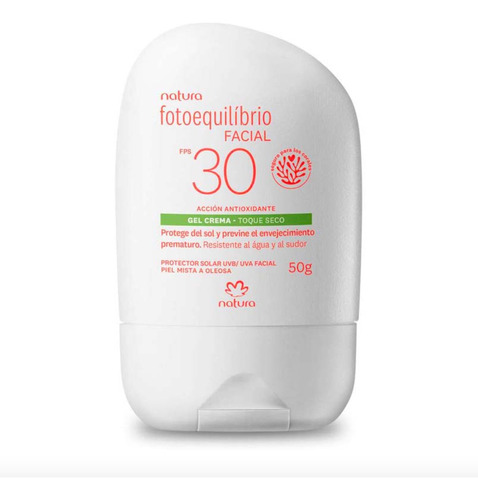 Natura Protector Solar Facial Gel Crema Piel Mixta/ol Fps 30