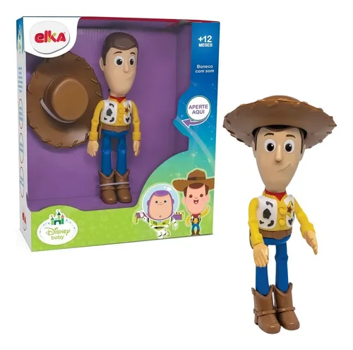 Muñeca de Woody Toy Story con sonido que dice frases - Elka