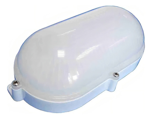 Luminária Arandela Tartaruga Branca De Leds Smd - Dni 6202 Cor Branco 127/220