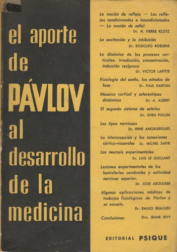 El Aporte De Pavlov Al Desarrollo De La Medicina