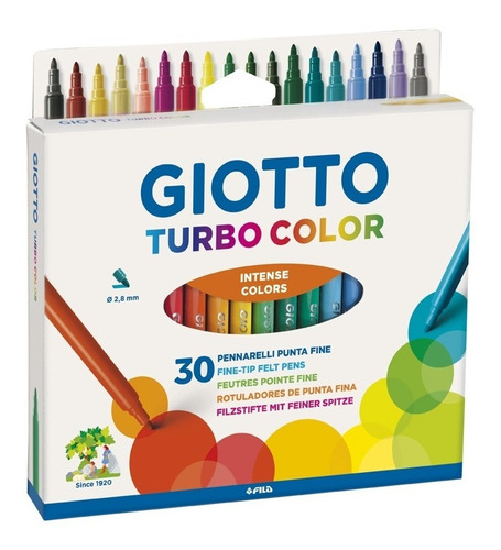 Marcadores Giotto Turbo X 30