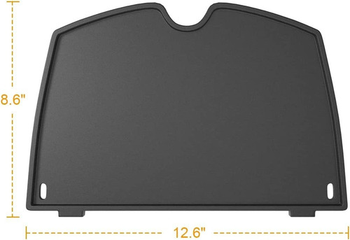 Plancha De Cocina De Hierro Fundido Para Weber Q100 Q12...