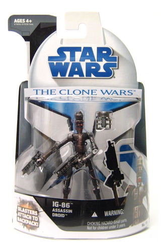 Hasbro Star Wars Clone Wars Ig-86 Assassin Droid Figura De .