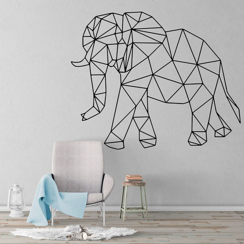 Vinil Decorativo 7519 Naturaleza Elefante Grande