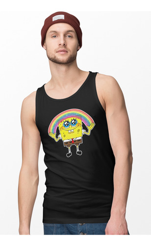 Playera Bob Esponja Rainbow Orgullo Pride Lgbtt Marcha