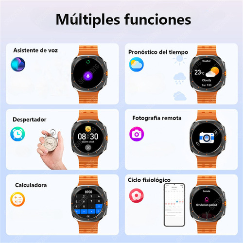 Z Reloj Inteligente Hombres Bt Para Galaxy Watch Ultra