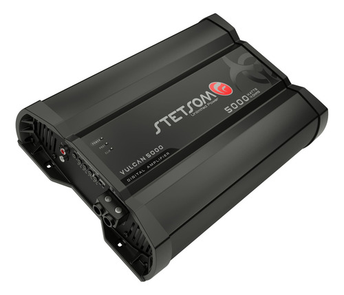 Modulo Amplificador Stetsom Vulcan 5000w Rms 1 Canal 4 Ohms Cor Preto