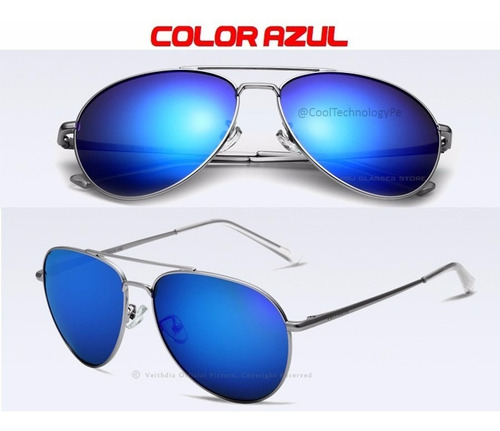 Lentes Sol Espejado Polarizado Uv400 Veithdia 3025 Original