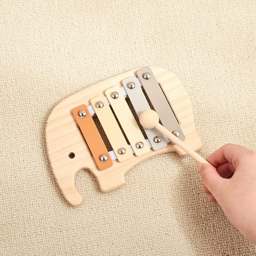 Xilófono De Madera De 5 Notas, Instrumento De Percusión,