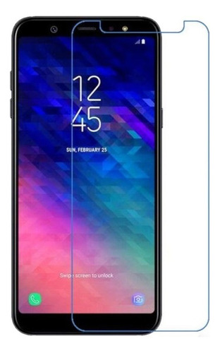 Vidrio Templado Plano Compatible Con Samsung A6 2018