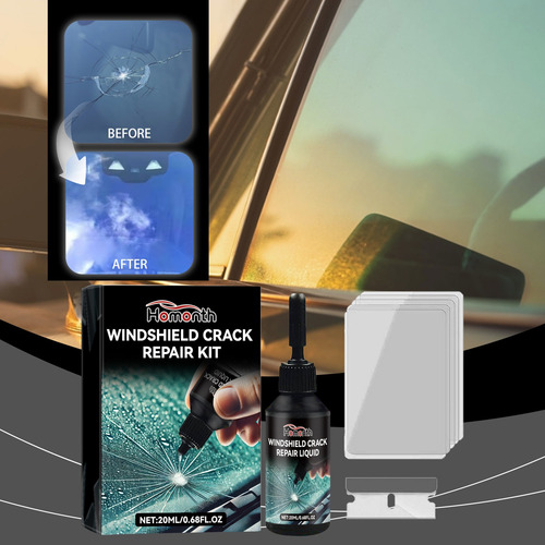 Kit Líquido Para Reparo De Pára-brisa Dianteiro E Automotive