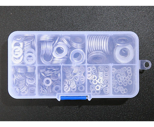 360packs / Set .5 M3 M6 M8 M10 Kits De Arandelas Plana De