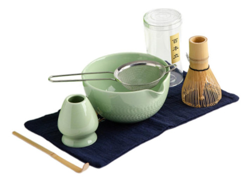 Juego De 6 Cuencos De Matcha Japoneses Compatible Con Verde