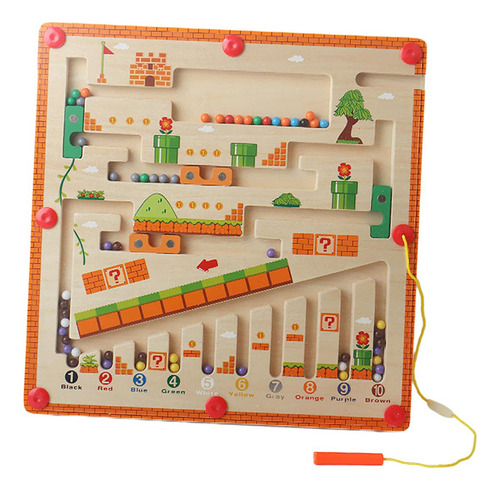 Montessori Laberinto Stem Actividad Rompecabezas Laberinto