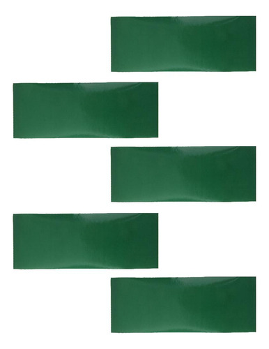 G Parche De Reparación De Carpa 5 Piezas Verde 200 X 76 Mm