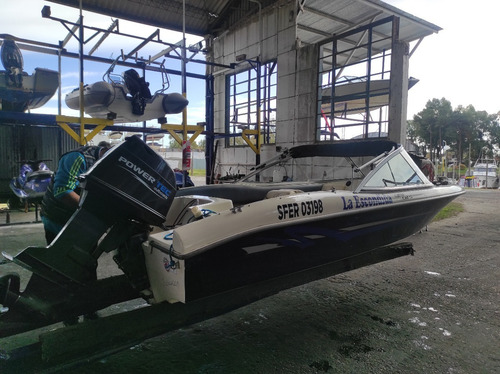 Imagen 9 de 17 de Lancha Usada Guembe 460 Open Motor Power Tec 60 Hp