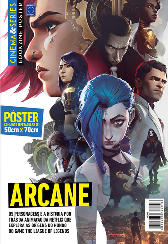 League of Legends: Arcane - Superpôster Cinema e Séries, de Editora Europa. Editorial Editora Europa Ltda., capa mole em português, 2021