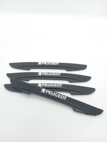 4 Topes Borde De Puertas Tira De Goma Anticolision Auto Peug