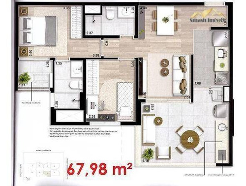 Imagem 1 de 18 de Apartamento À Venda, 67 M² Por R$ 599.000,00 - Centro - Guarulhos/sp - Ap0137