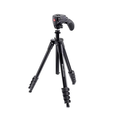 Imagen 1 de 6 de Trípode Manfrotto Compact Action - P/ Nikon, Canon, Sony *