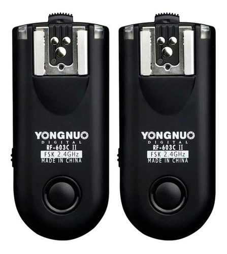 Radio Disparador Flash - Yongnuo Rf603 Iii 2 Uni Nikon Canon