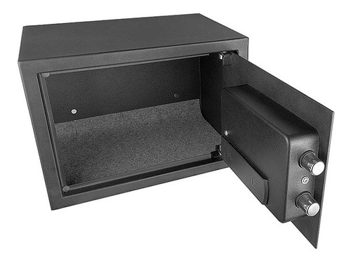 Imagen 5 de 7 de Caja Fuerte Electrónica Digital Luces Led Llaves 35x25x25 Cm