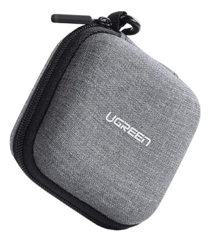 Estuche Funda Ugreen Portatil Para Audifonos Cables Eva Gris