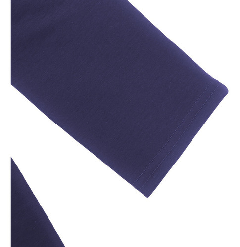 Top De Lactancia De Manga Larga Liso Con Cuello En V Y Volan