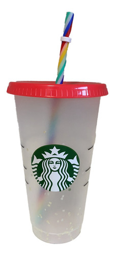 Pajita Starbucks Straw Cup, Apta Para Uso Alimentario, Arcoí