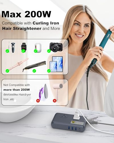 Converter 220v A 110v - Adaptador Universal Con 4 Usb