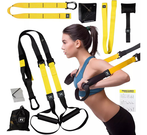 Suspensión Entrenamiento Bandas Deresistencia De Tipo Trx Negro