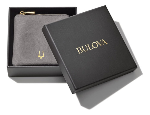 Pulsera Clásica Tipo Bolo Con Cuentas Bulova Para Hombre, De